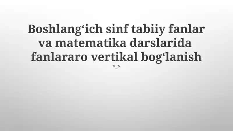 Fandlararo loyihalar: Haqiqiy hayotdagi qo'llanmalar 1