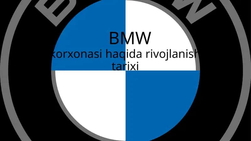 BMW korxonasi haqida rivojlanish tarixi 1