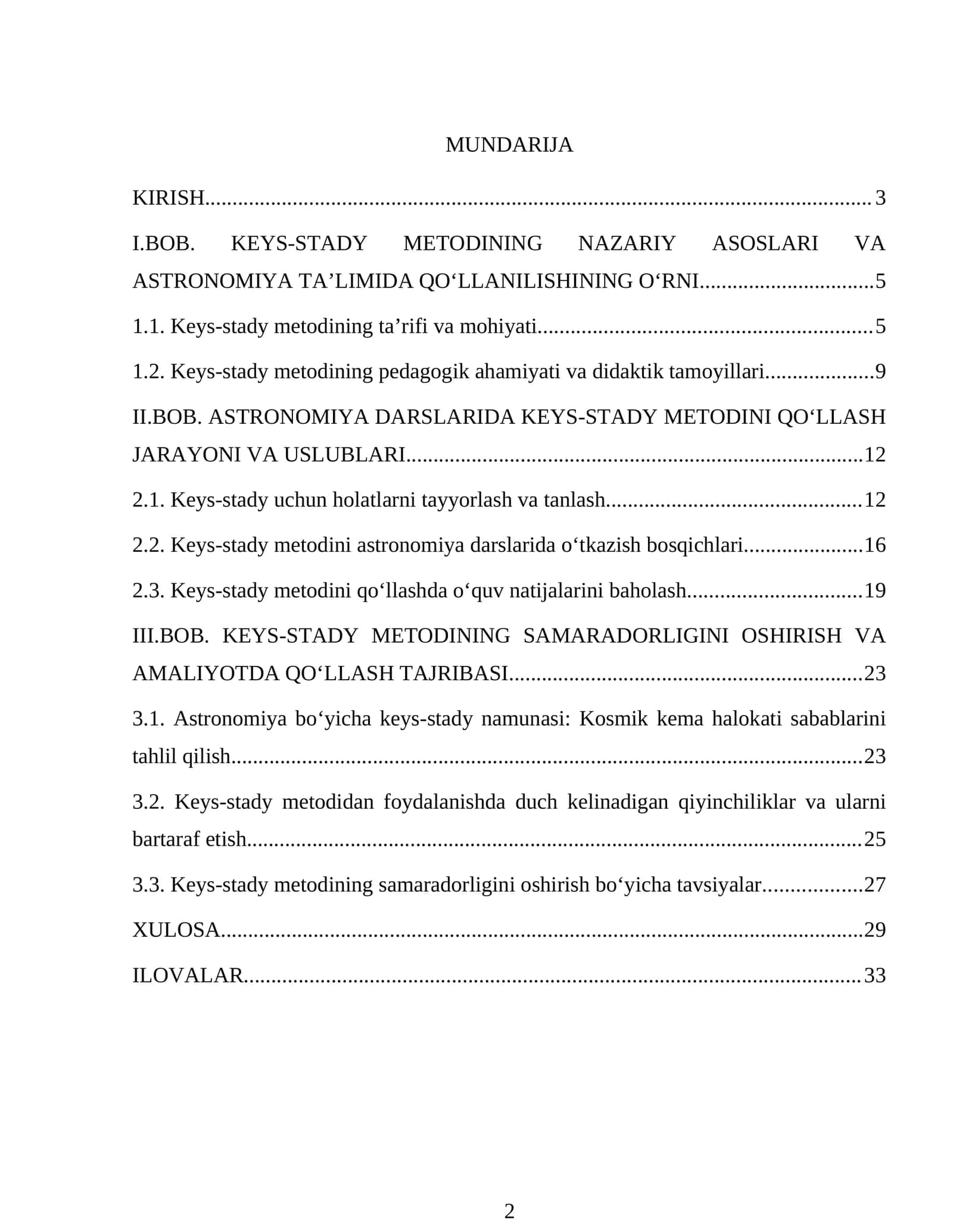 Astronomiya darslarida keys-stady metodidan foydalanish 1