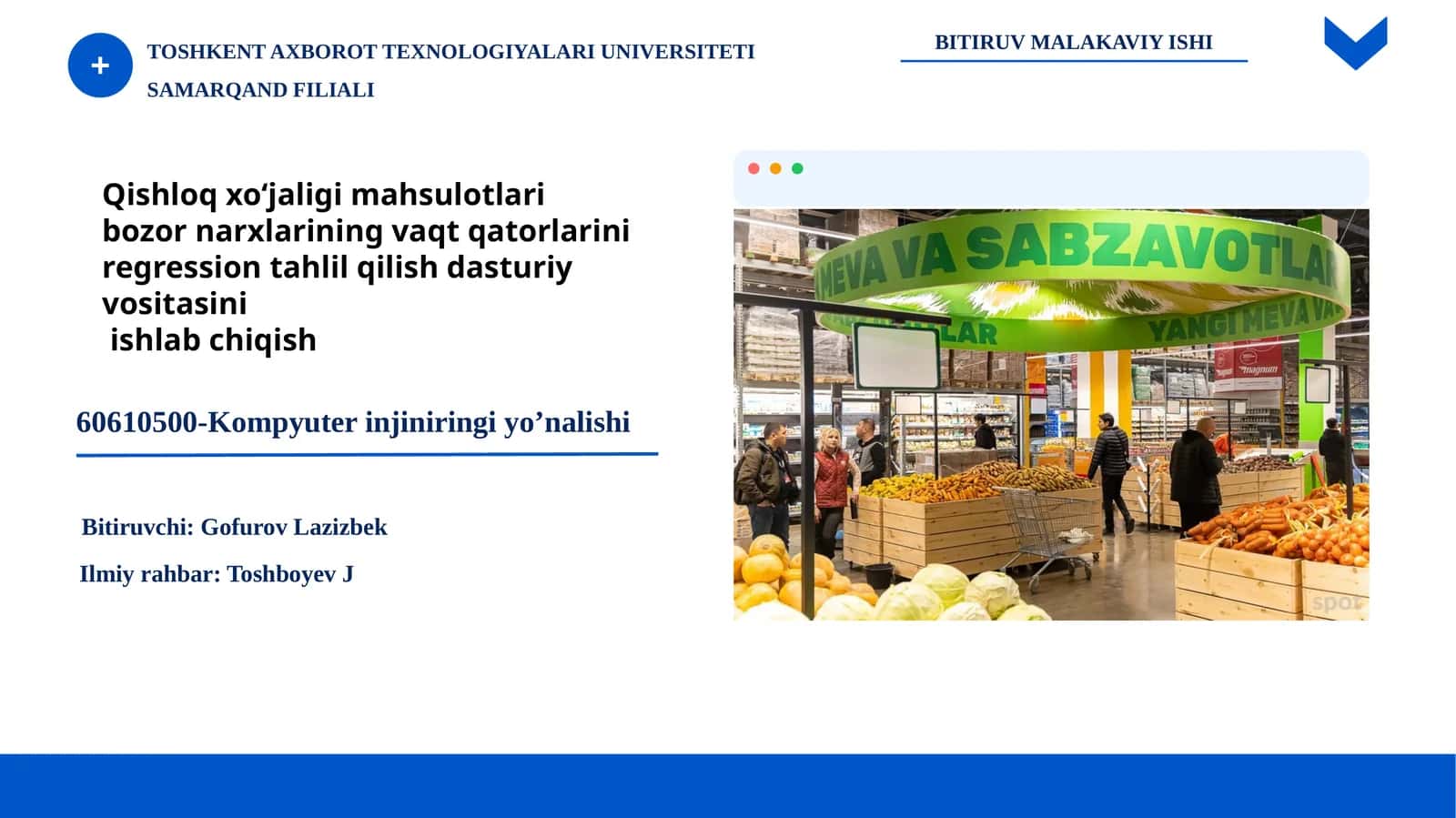 Qishloq xo‘jaligi mahsulotlari bozor narxlari 1