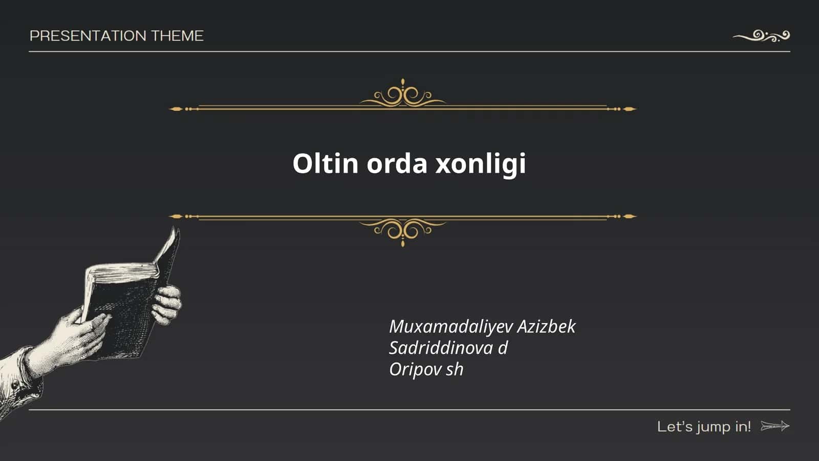 Oltin orda xonligi 1