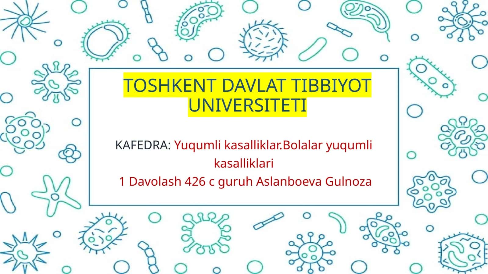 Ovqat toksikoinfeksiyalari 1