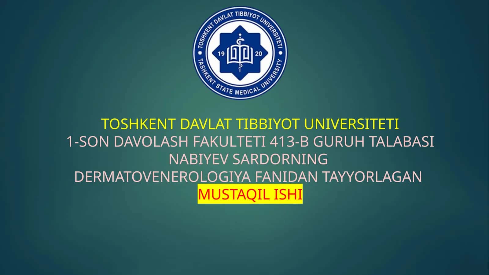 IFA VA PZR DIAGNOSTIK USULLAR 1