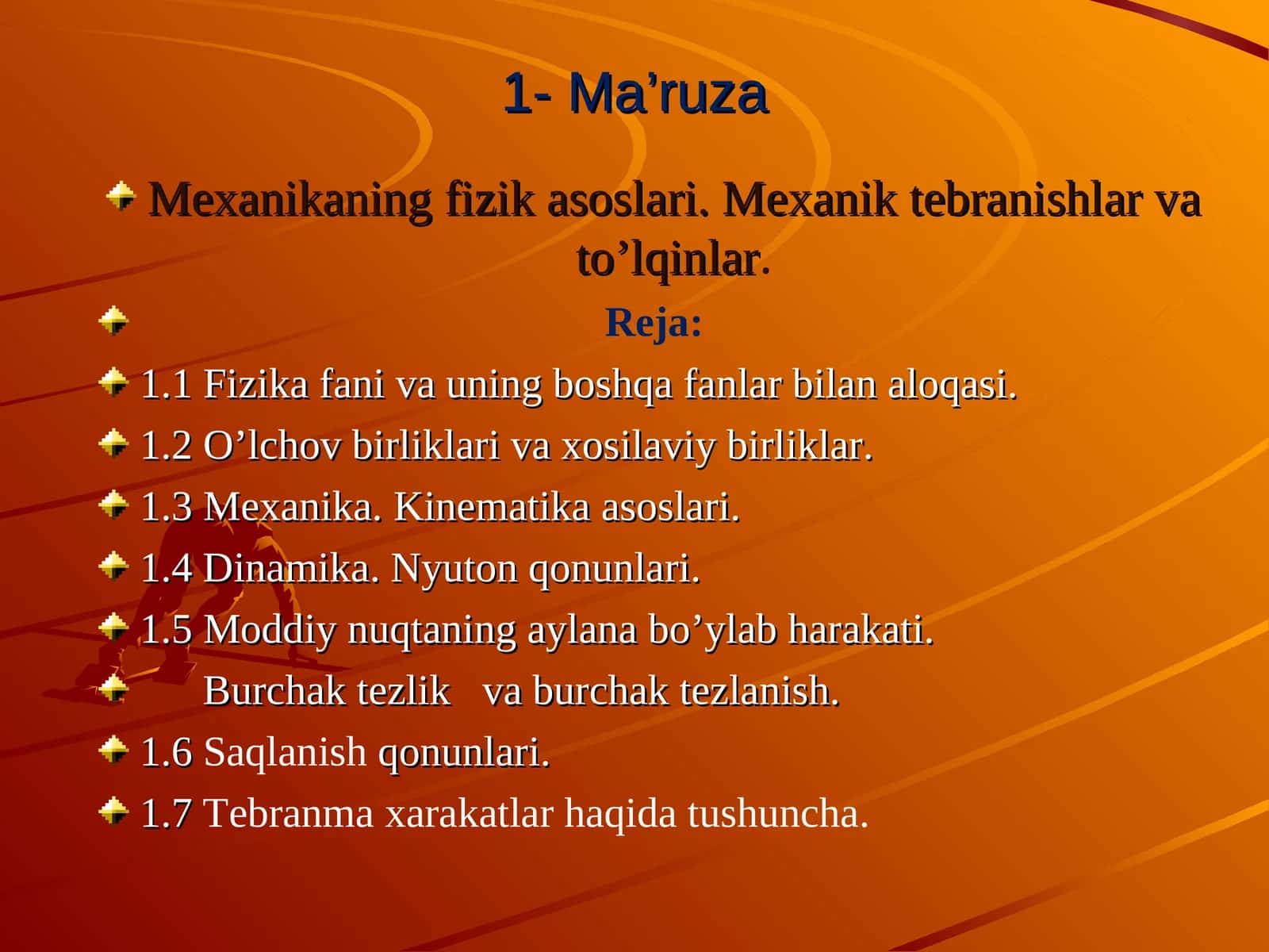 Ma’ruza 1