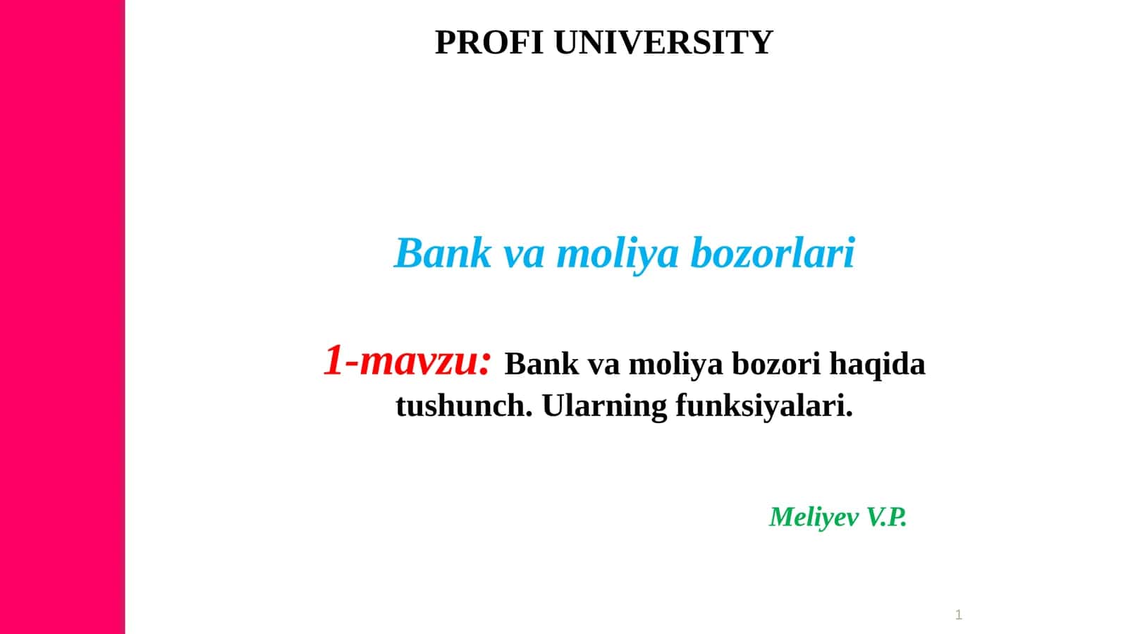 O’RQ-580 “BANKLAR VA BANK FAOLIYATI TO‘G‘RISIDA” (YANGI TAHRIR) 2019 YIL 5-NOYABR 1