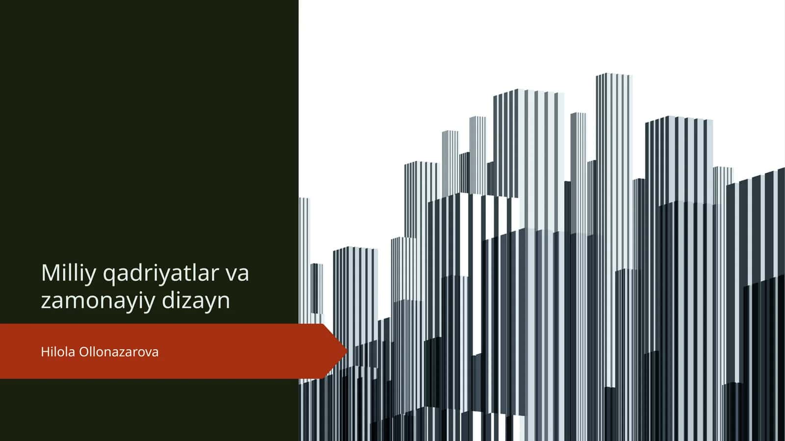 Milliy qadriyatlar va zamonayiy dizayn 1