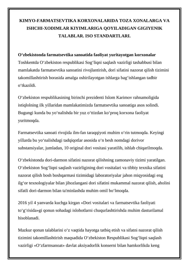 ISO STANDARTLARI 1