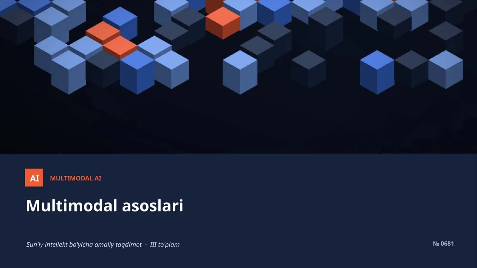 Multimodal asoslari 1