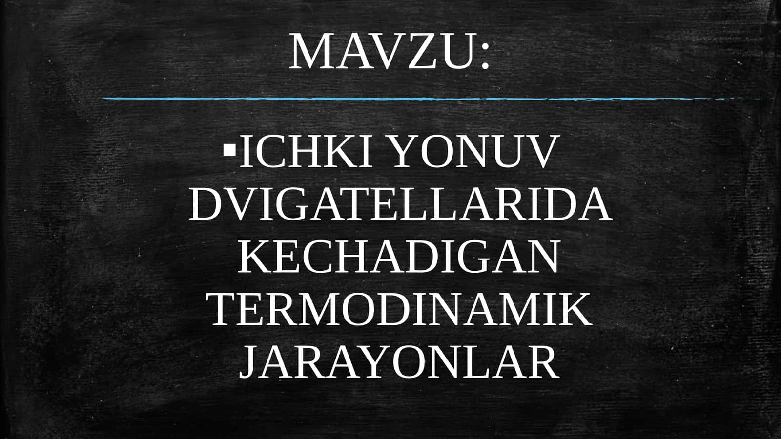 Ichki yonuv dvigatellari 1