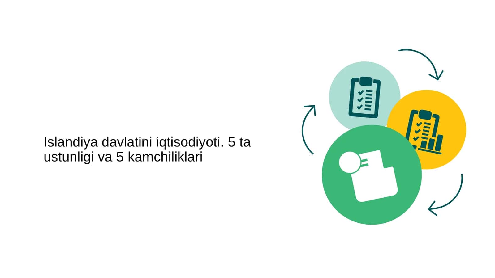 Islandiya davlatini iqtisodiyoti. 5 ta ustunligi va 5 kamchiliklari 1
