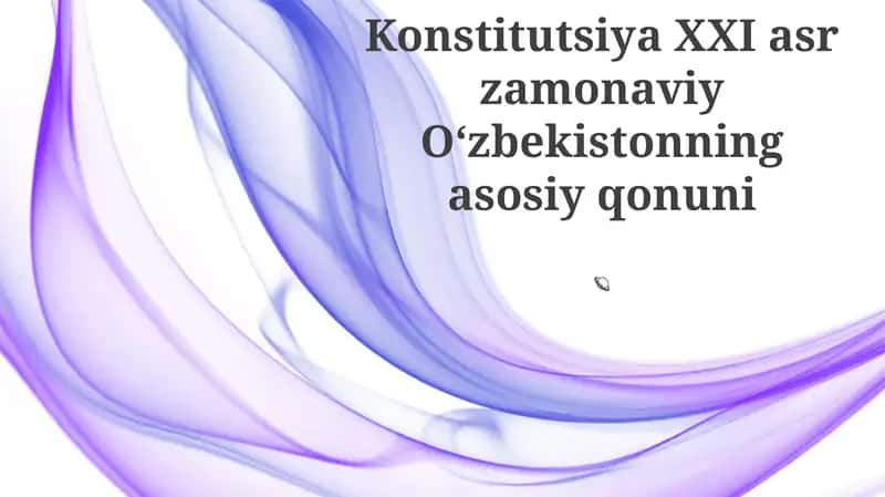 Oʻzbekistonning 2019-yilgi Konstitutsiyasi 1