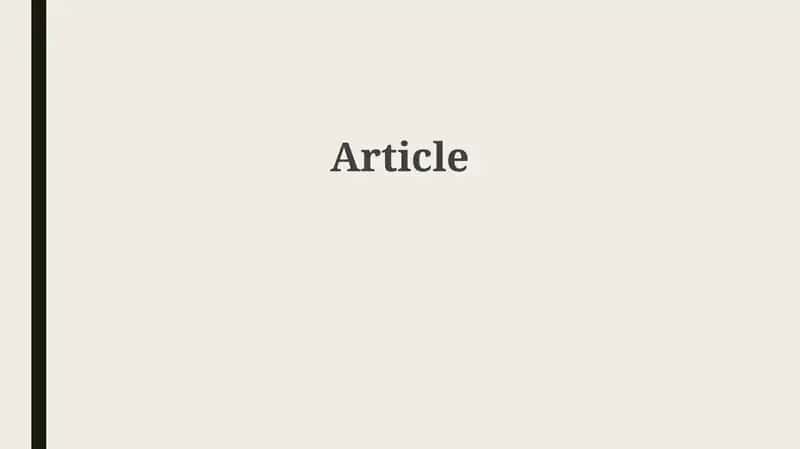 Contextual Article Processing: Challenges and Solutions 1