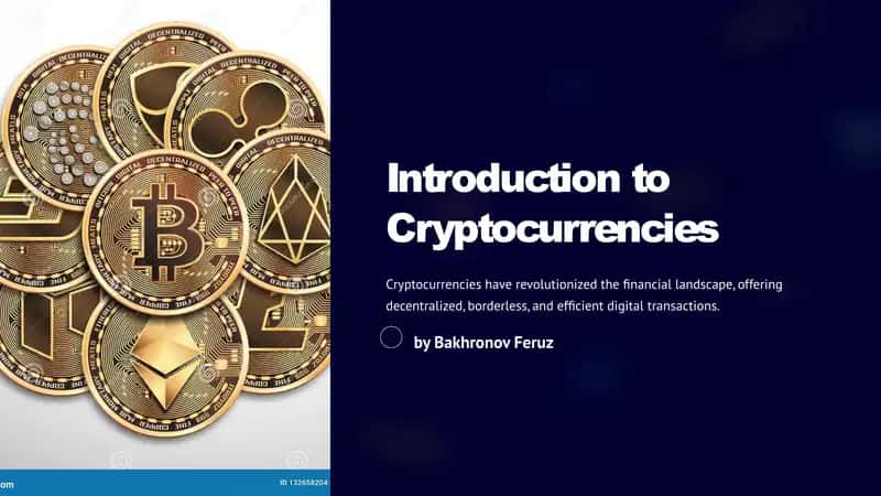 Introduction to Cryptocurrencies 1