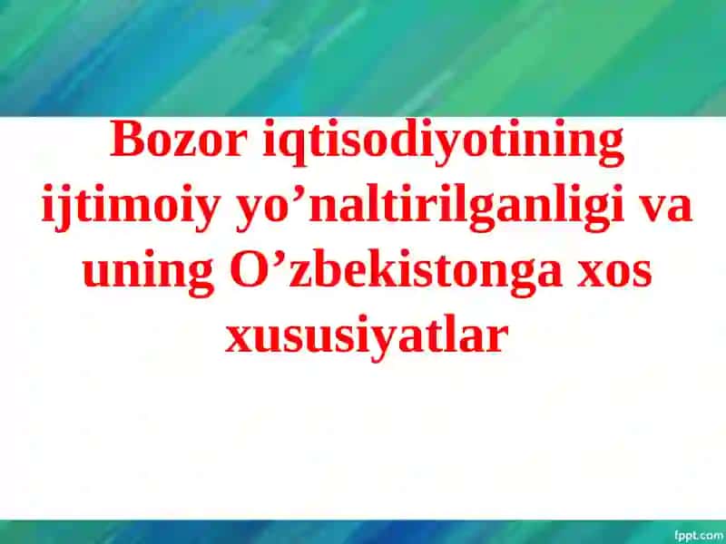 Bozor iqtisodiyoti