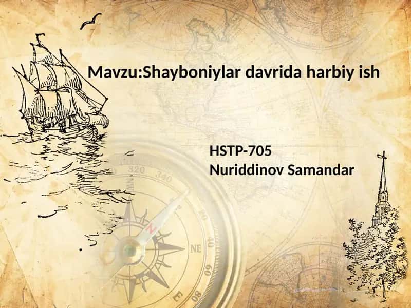 Shayboniylar davrida harbiy ish 1