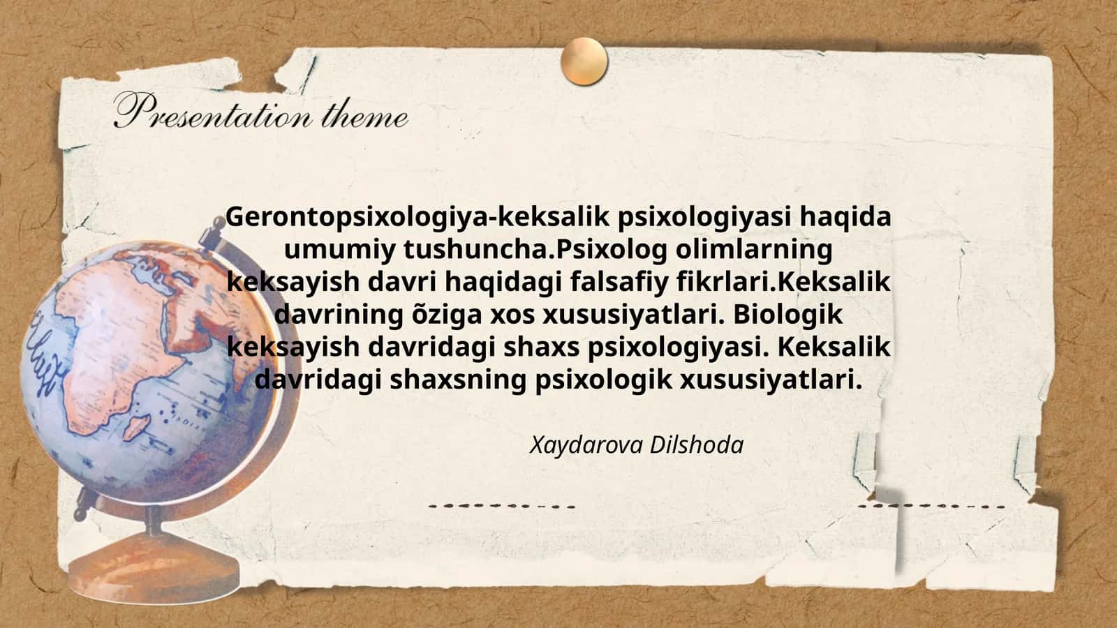 Gerontopsixologiya-keksalik psixologiyasi 1