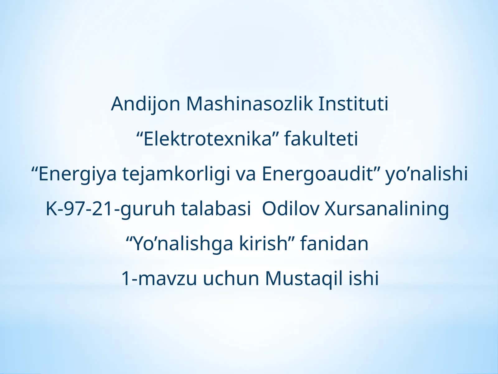 Energiya 1
