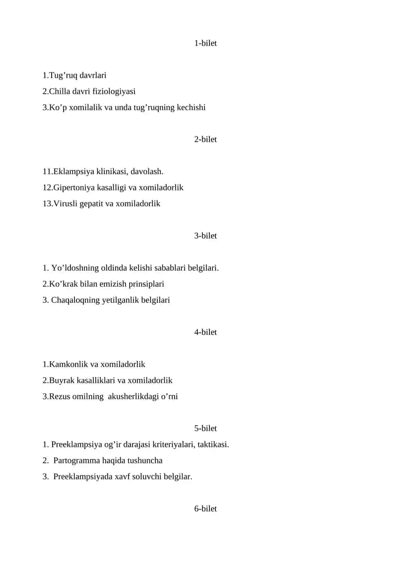 Chilla davri fiziologiyasi 1