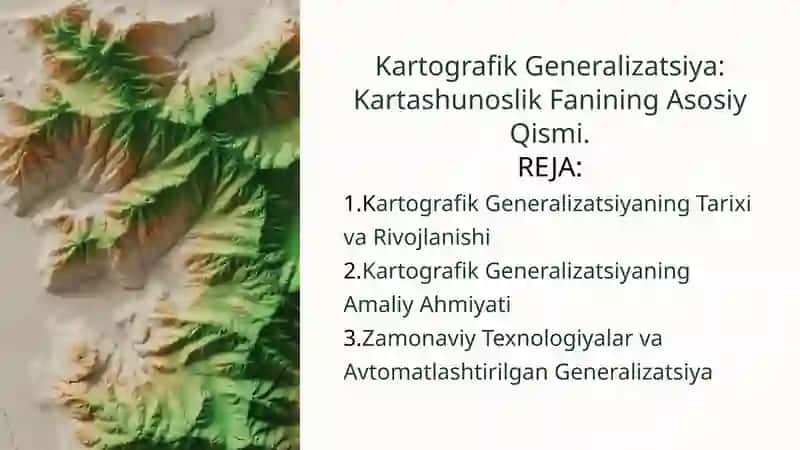 Kartografik Generalizatsiya