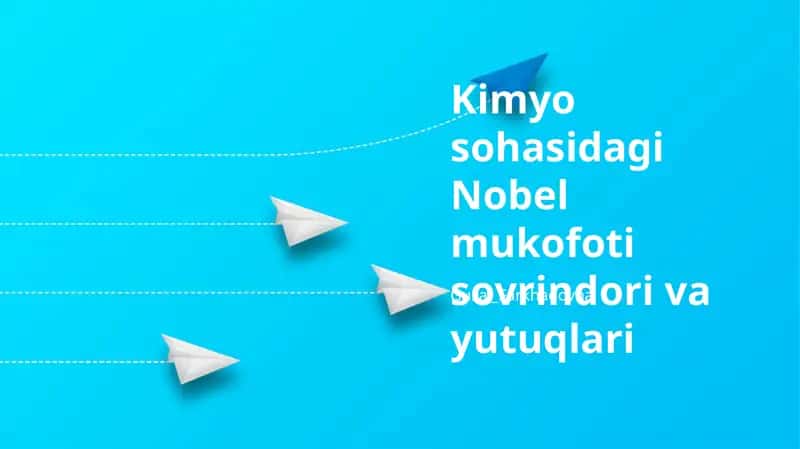 Kimyo sohasidagi Nobel mukofoti sovrindori va yutuqlari 1
