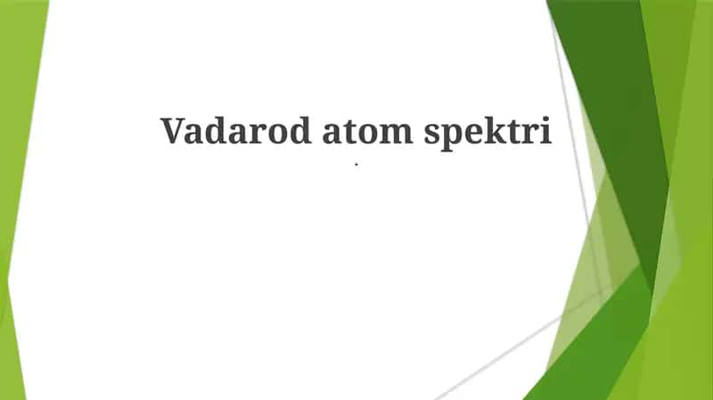 Vadorod atom spektri 1