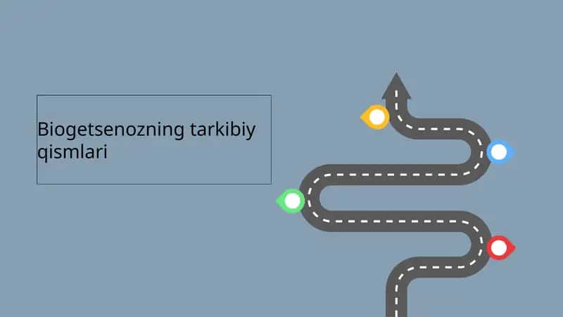 Biogetsenozning tarkibiy qismlari 1
