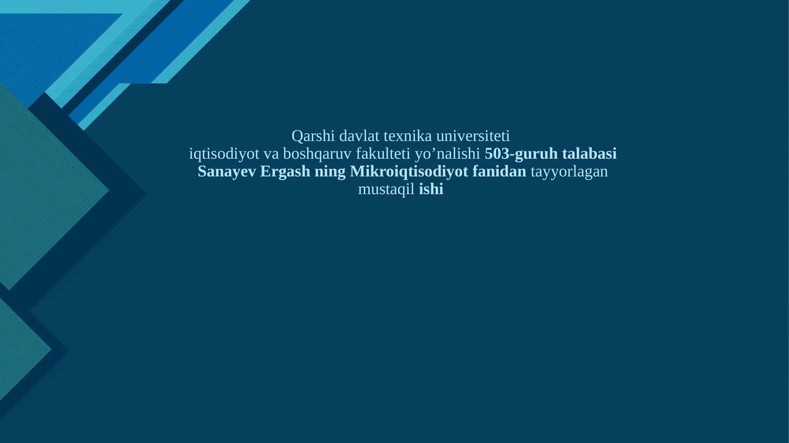 Agrar siyosat, oziq-ovqat ta’minoti va xavfsizligi muammolari 1