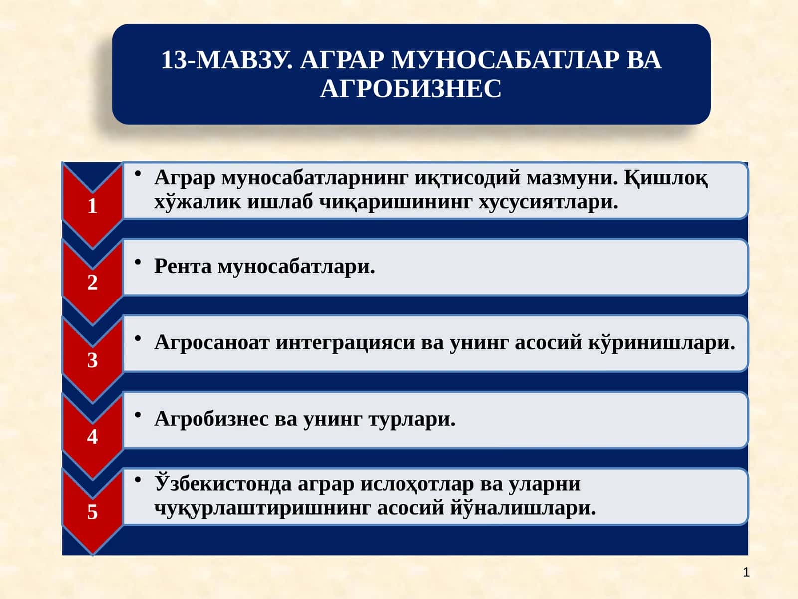 Аграр муносабатлар 1