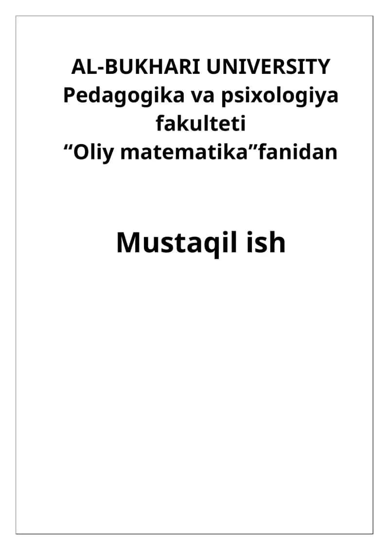 Uchinchi-tartibli determinantlar 1