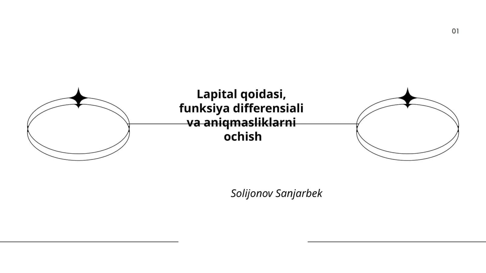 L'Hospital qoidasi va uning matematik asoslari 1