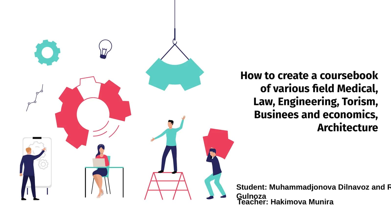Mavzu: How to create a coursebook of various field 1