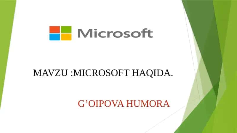 MICROSOFT HAQIDA 1