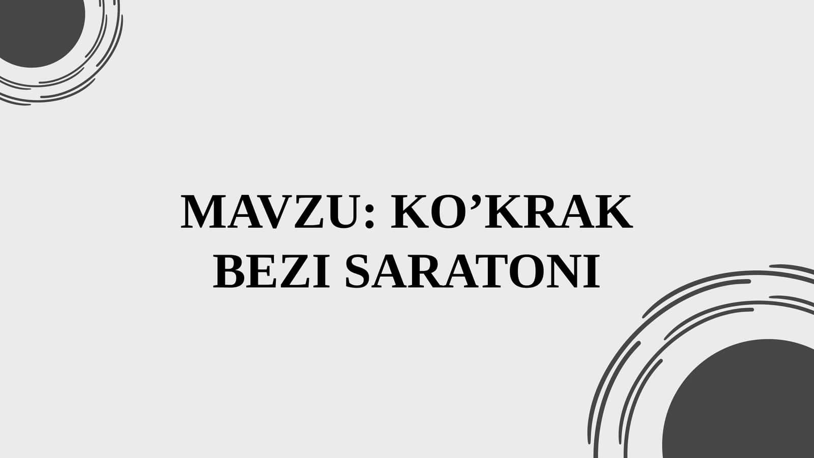 Ko'krak bezi saratoni 1