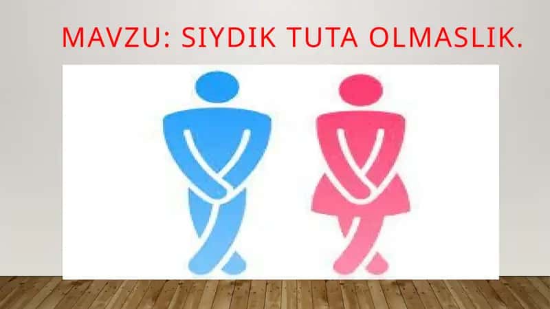Siydiktutaolmaslik 1