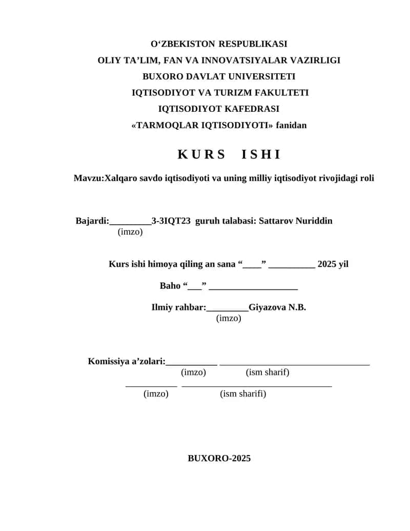 KURS ISHI 1