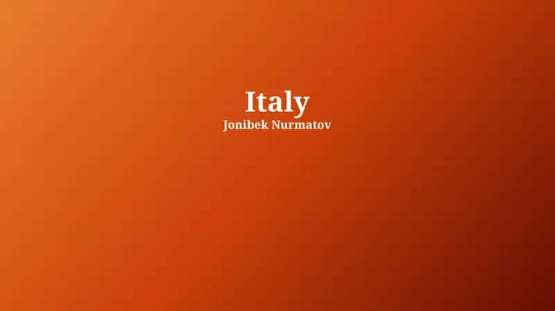 Italy 1