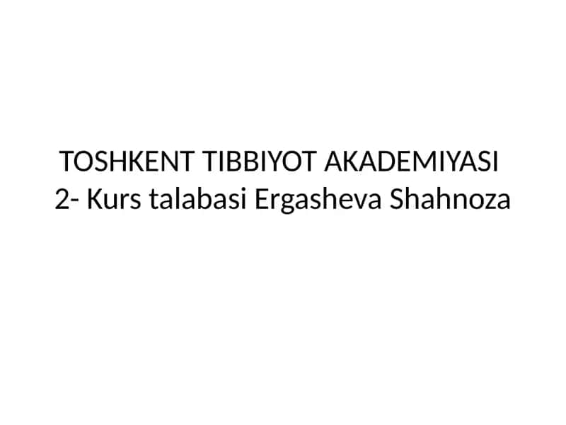 Harbiy gigiyena fani 1