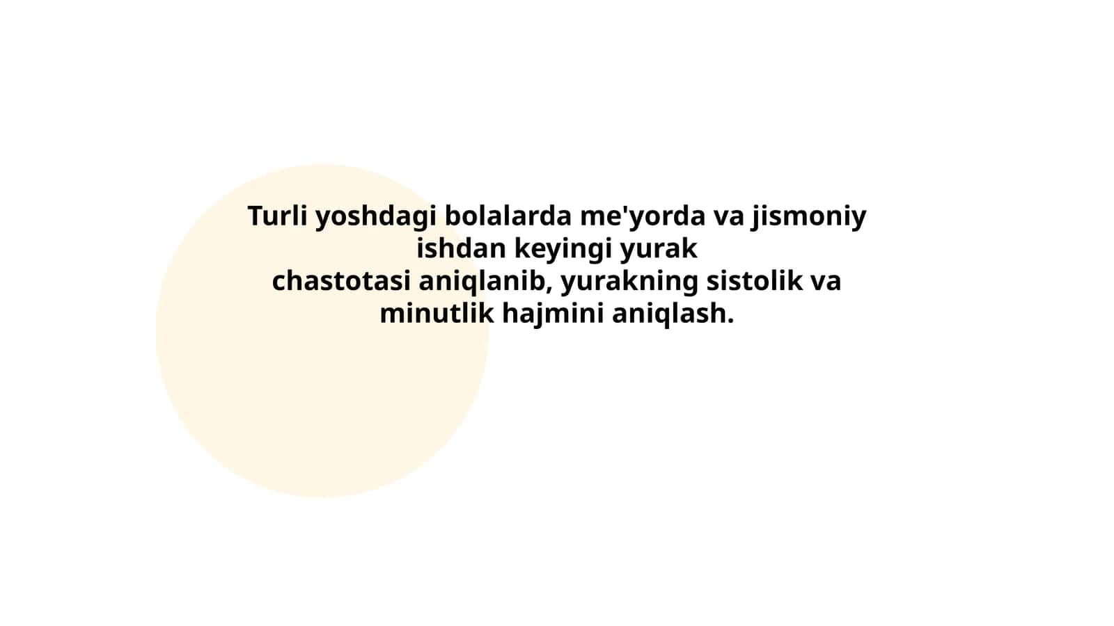 Turli yoshdagi bolalarda yurak chastotasi me'yori 1