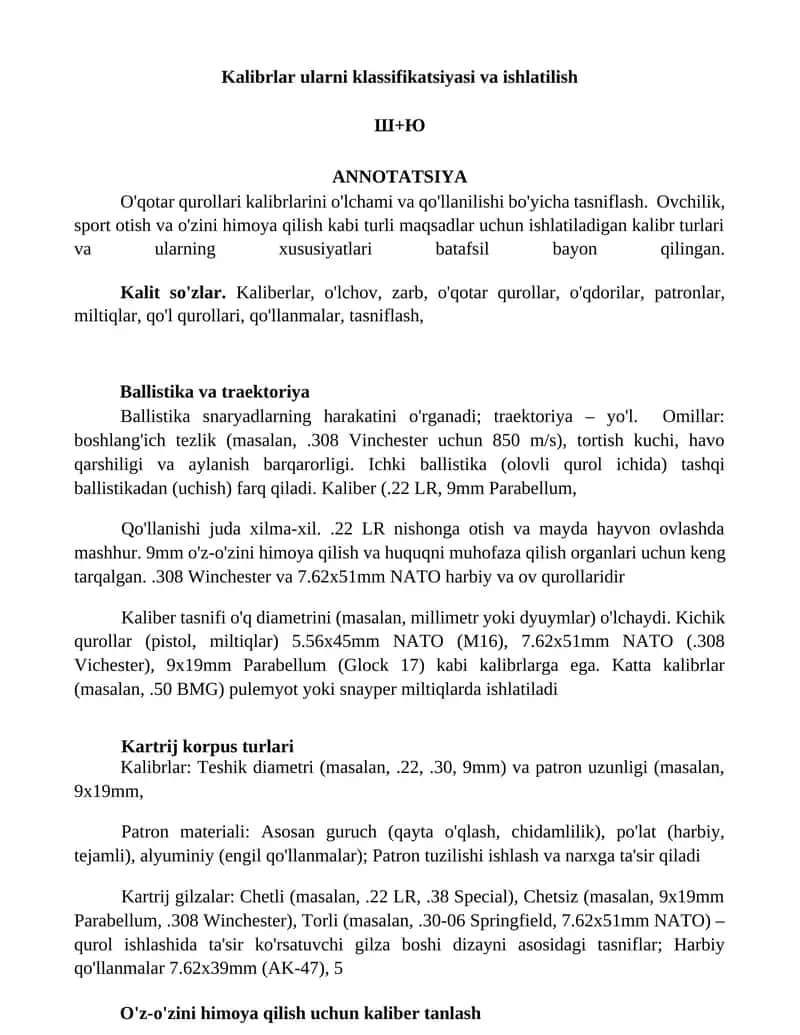 Kalibrlar 1
