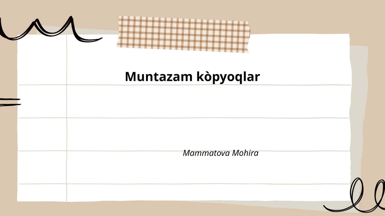 Muntazam kòpyoqlar 1