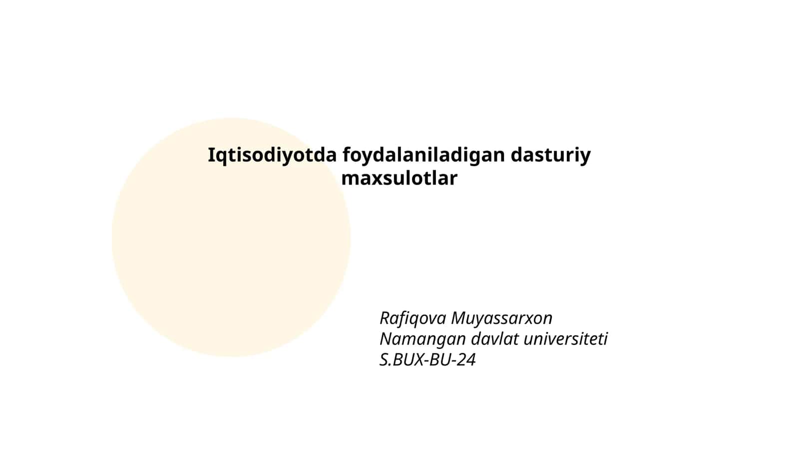 Elektron tijorat dasturlari 1