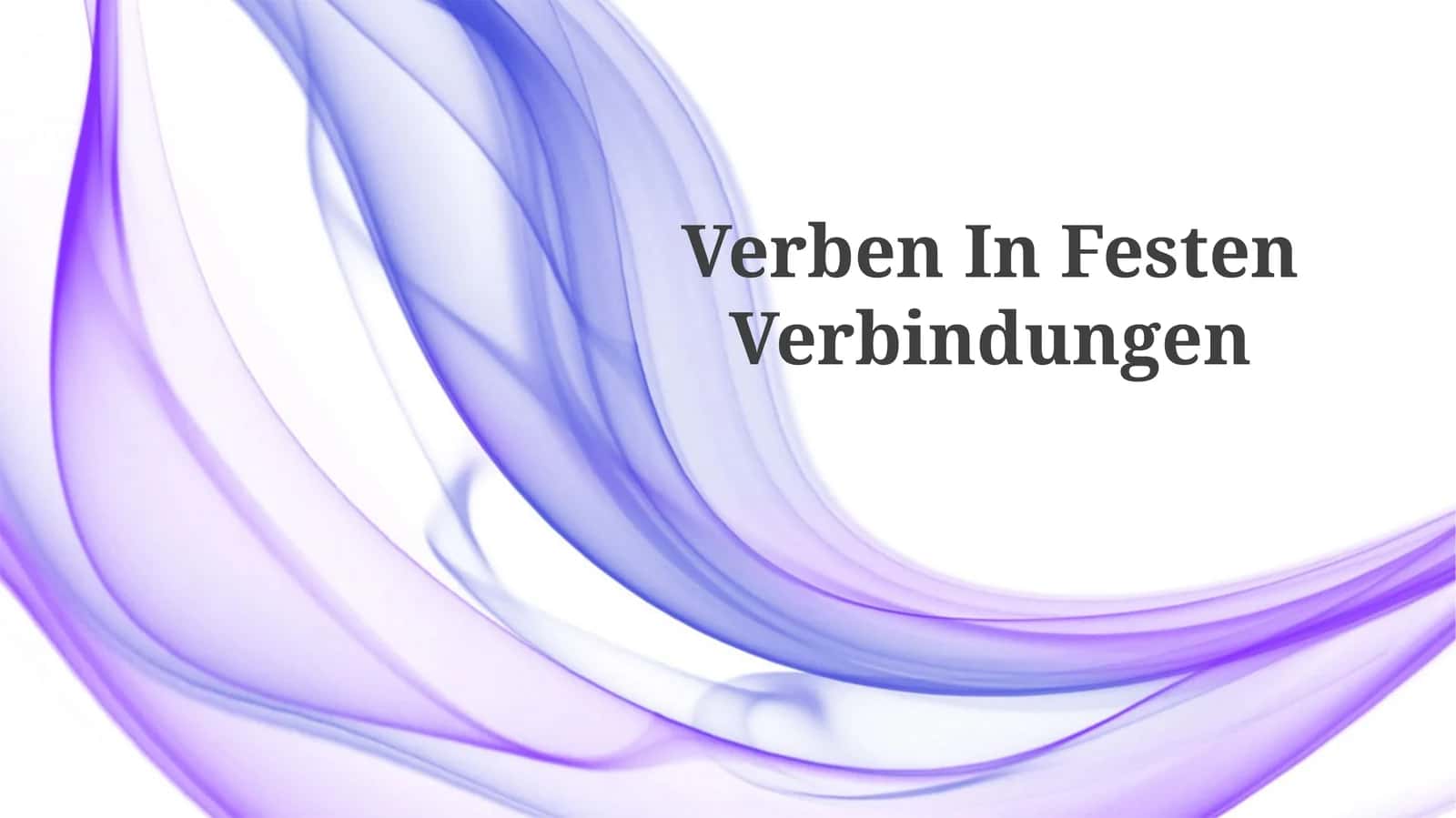 Verben InFestenVerbindungen 1