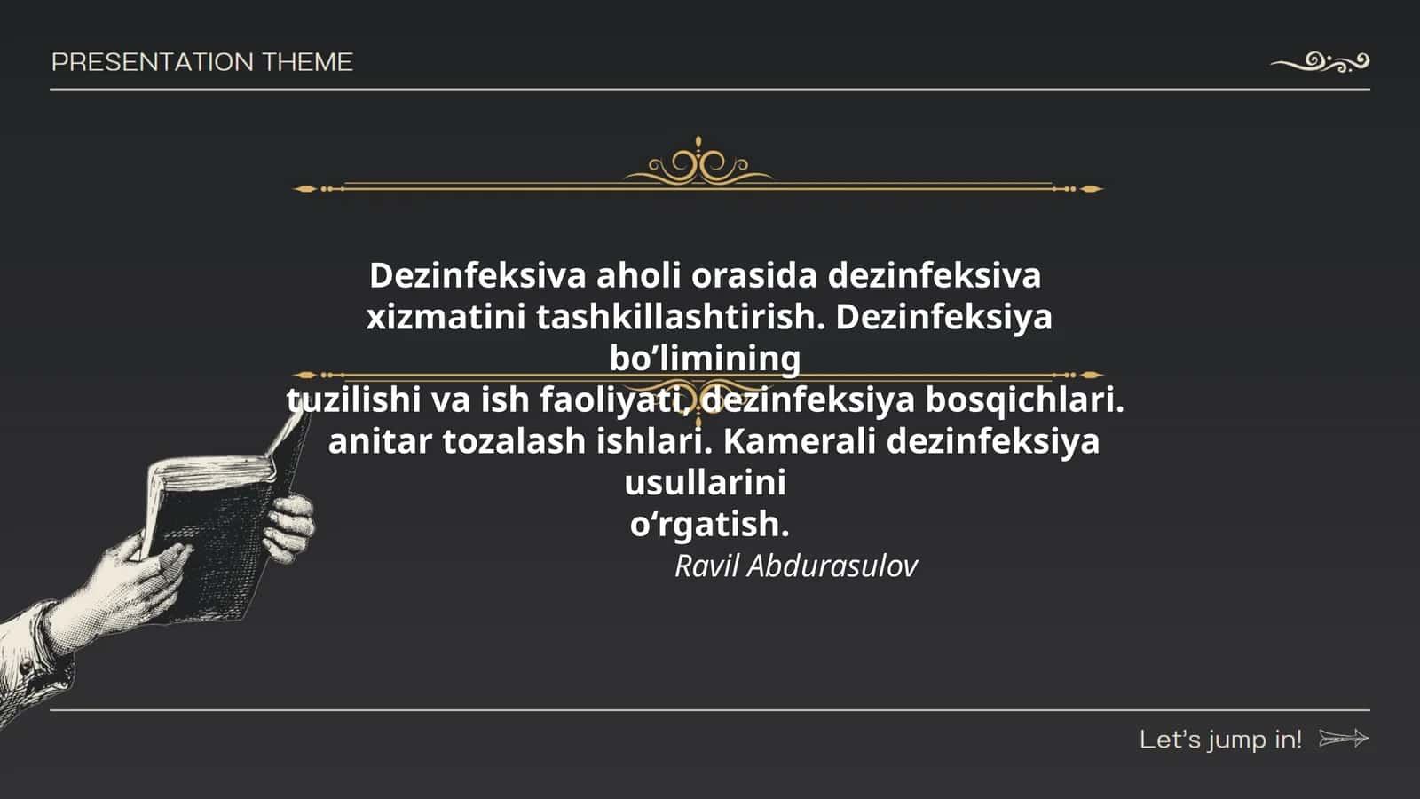 Dezinfeksiva tashkillashtirish 1