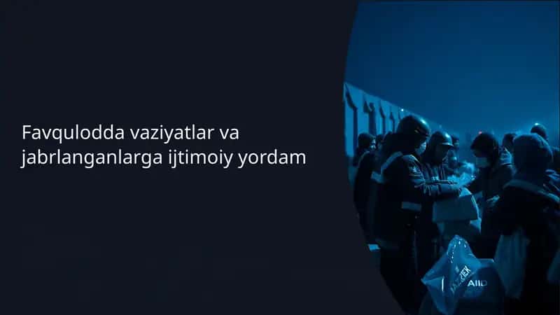 Favqulodda vaziyatlar va jabrlanganlarga ijtimoiy yordam 1
