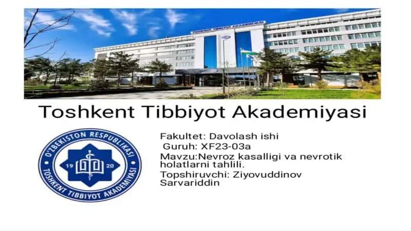 Nevroz kasalligi, sabablari va davolash usullari 1