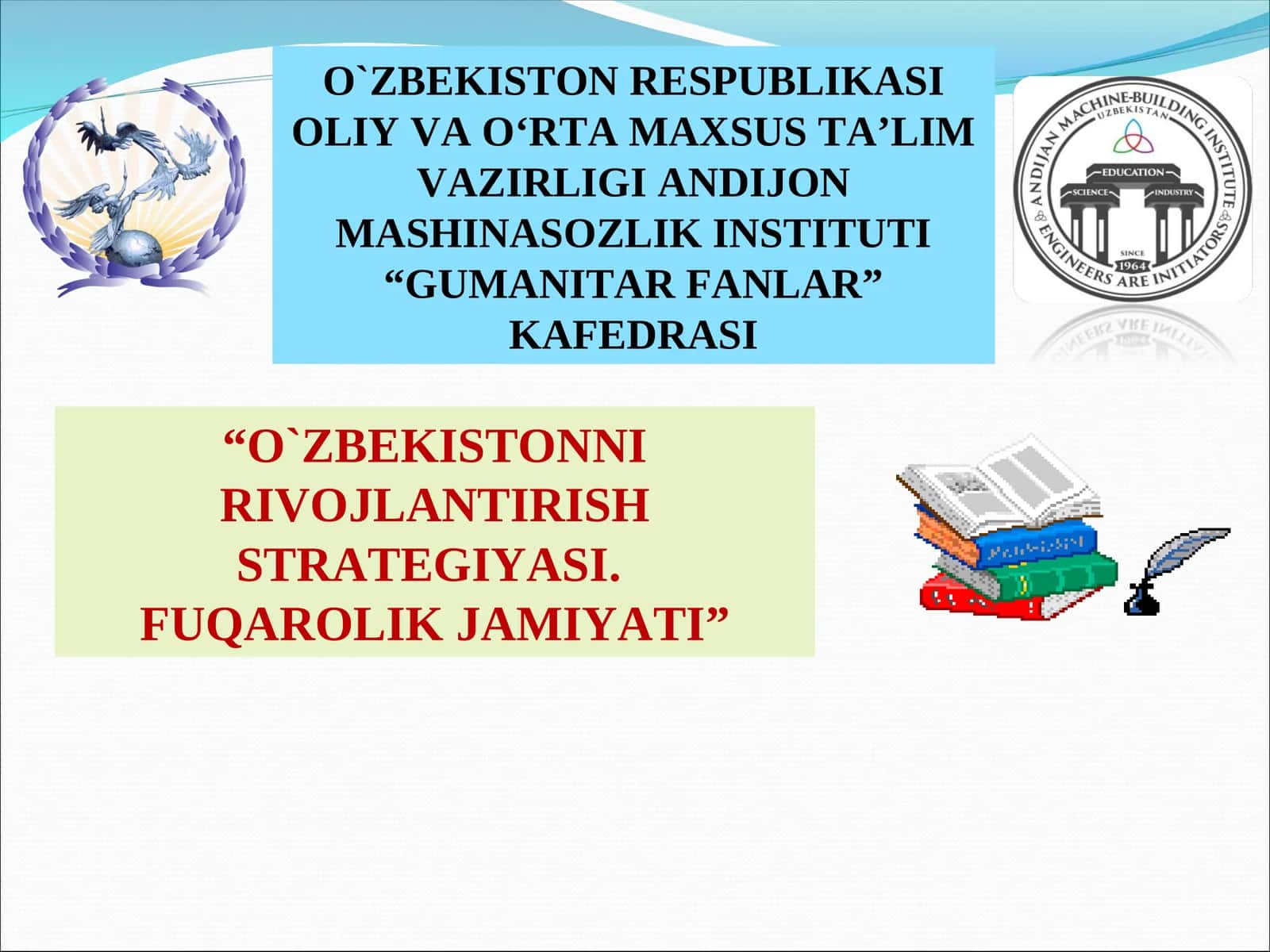QONUN USTUVORLIGINI TA’MINLASH VA SUD-HUQUQ TIZIMINI YANADA ISLOH QILISHNING USTUVOR YO‘NALISHLARI 1