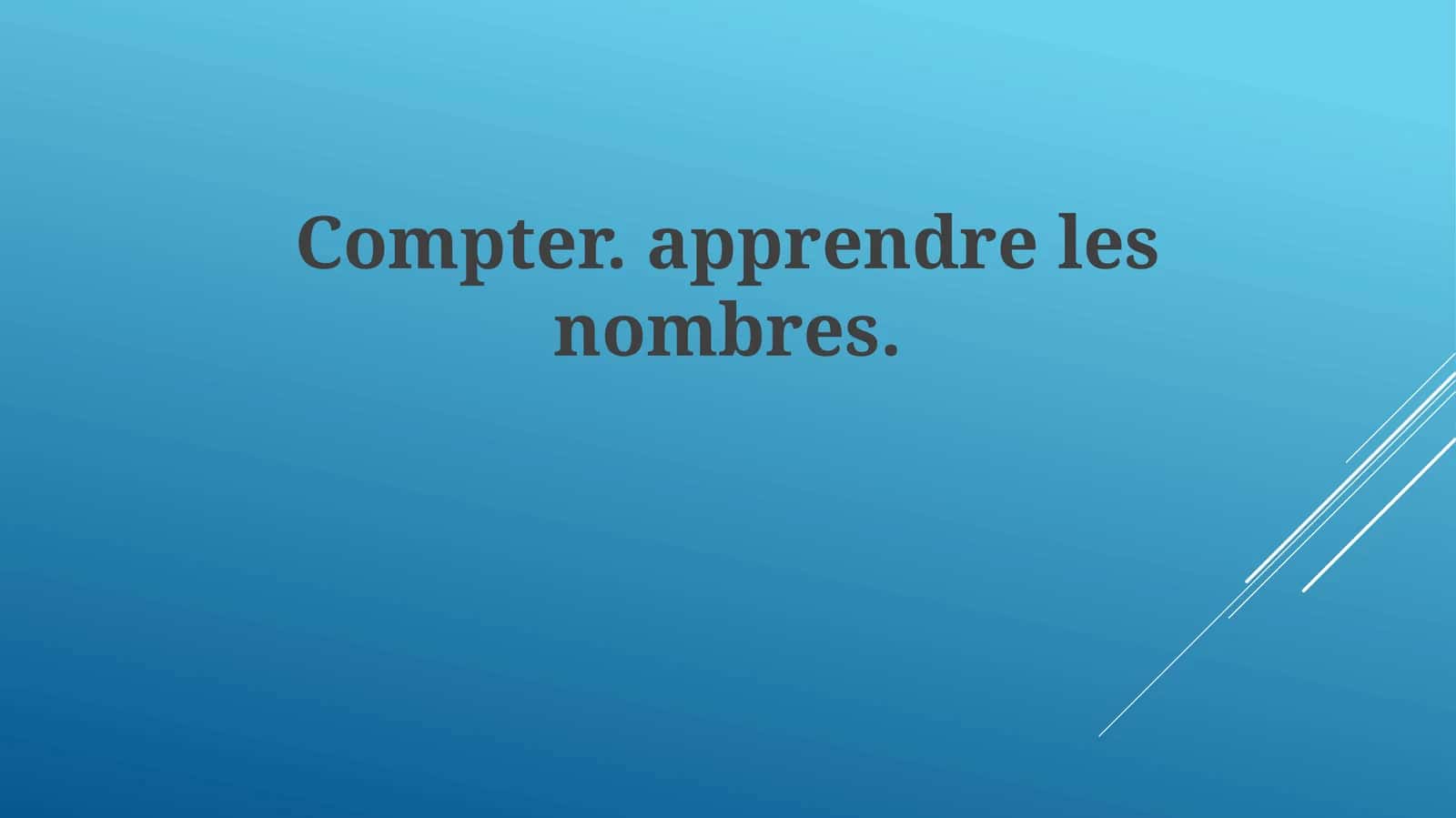 Compter.apprendrelesnombres 1