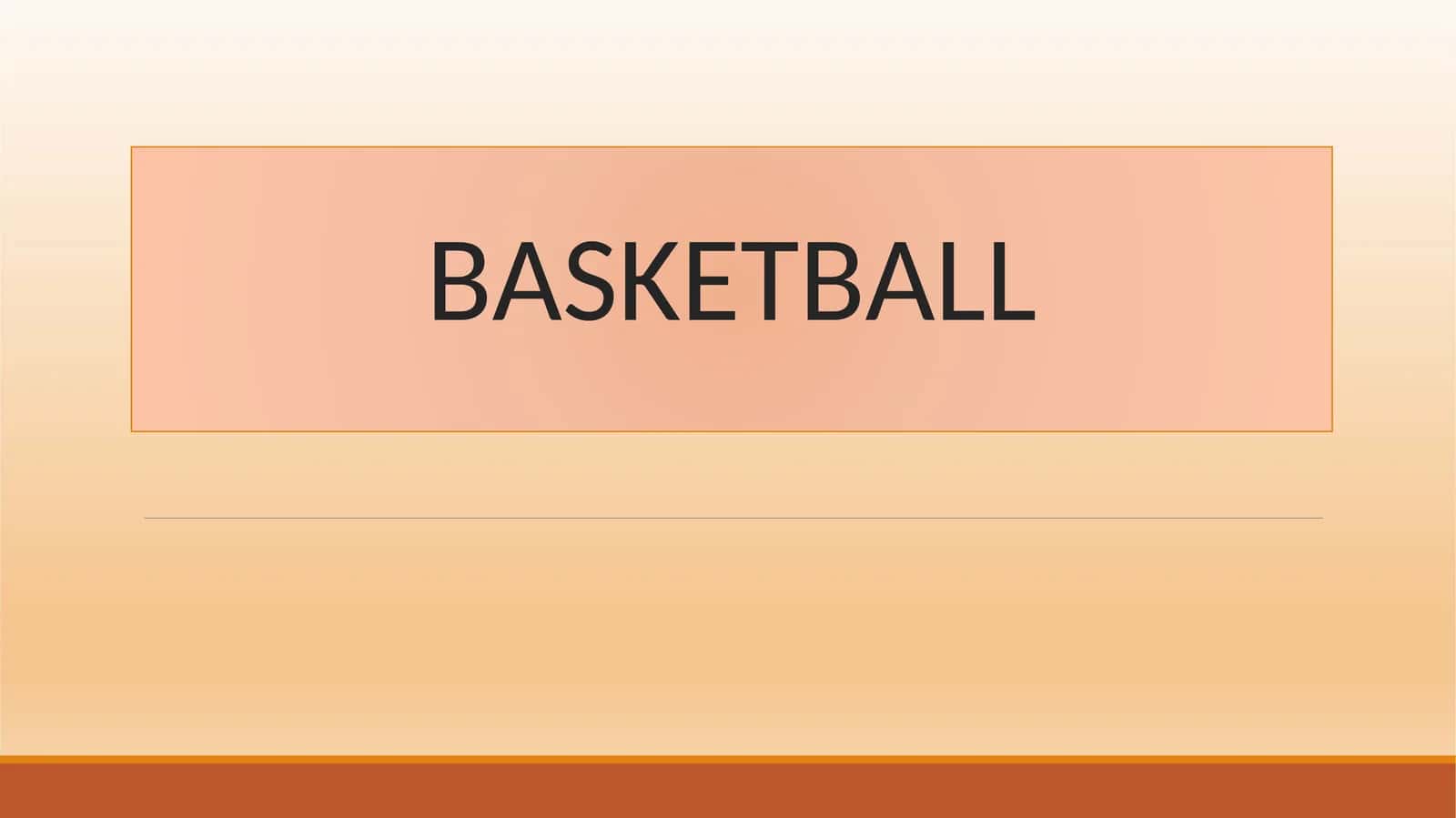 BASKETBALL 1