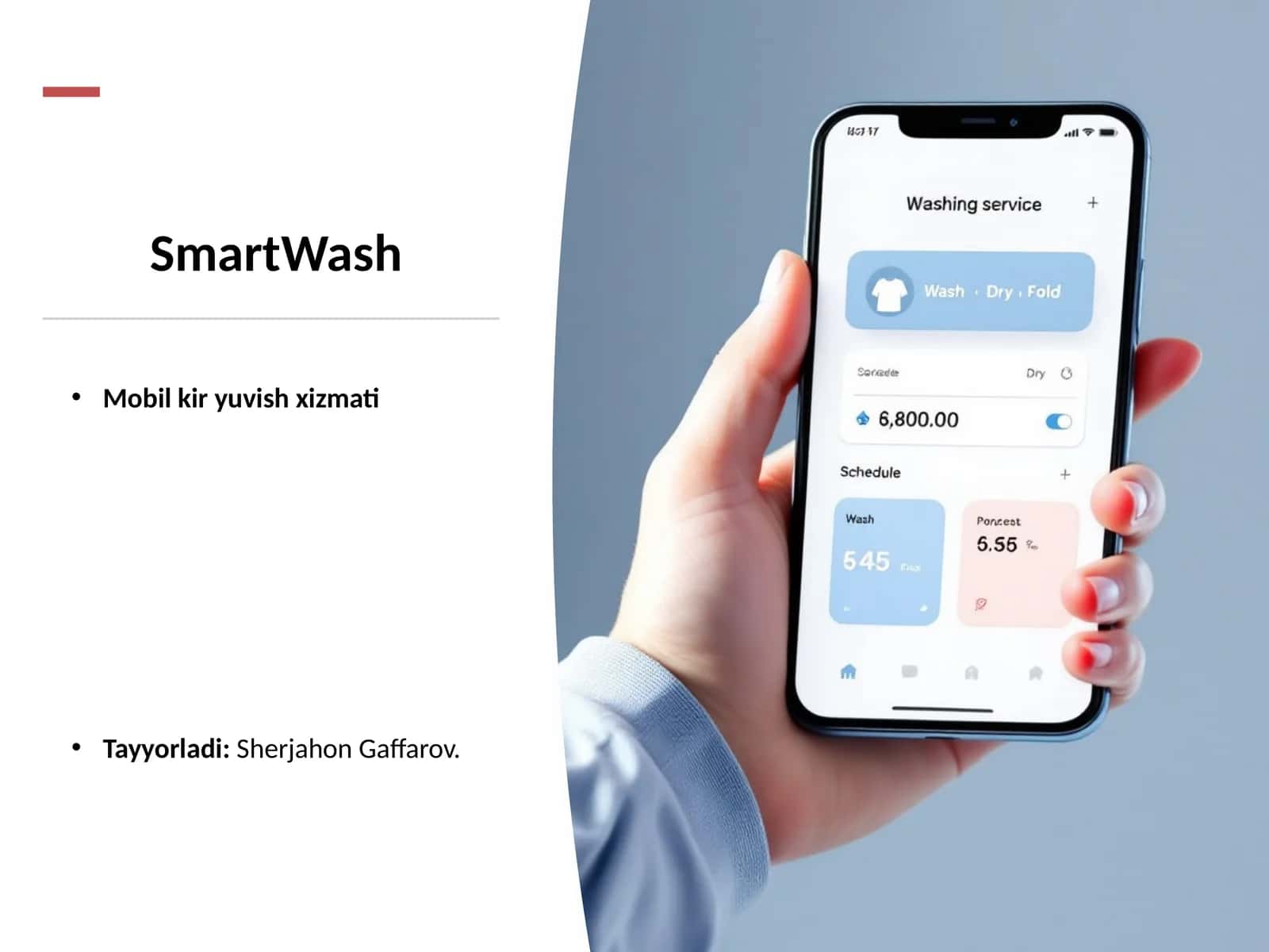 SmartWash bo'yicha start up hisob kitob loyihasi 1