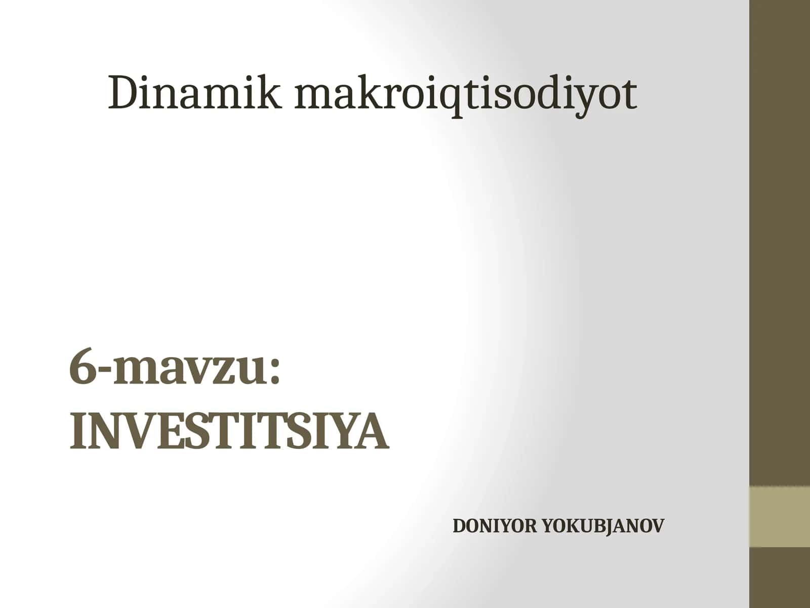 INVESTITSIYA 1
